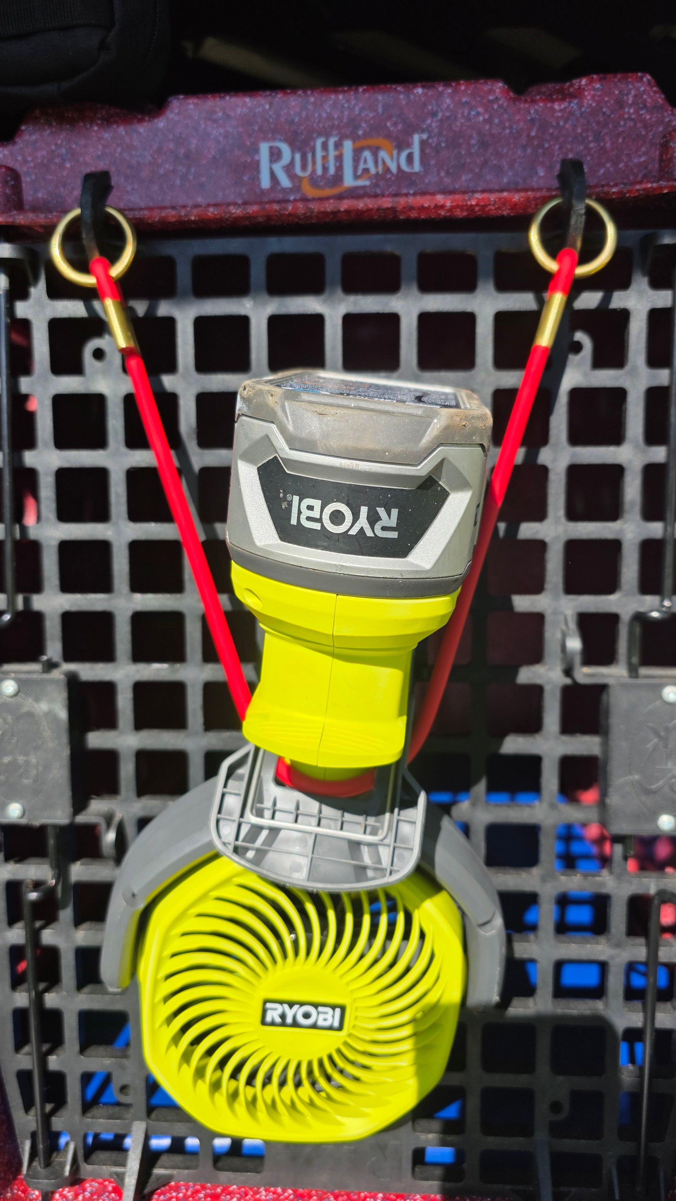 Ryobi Fan Holder for crates