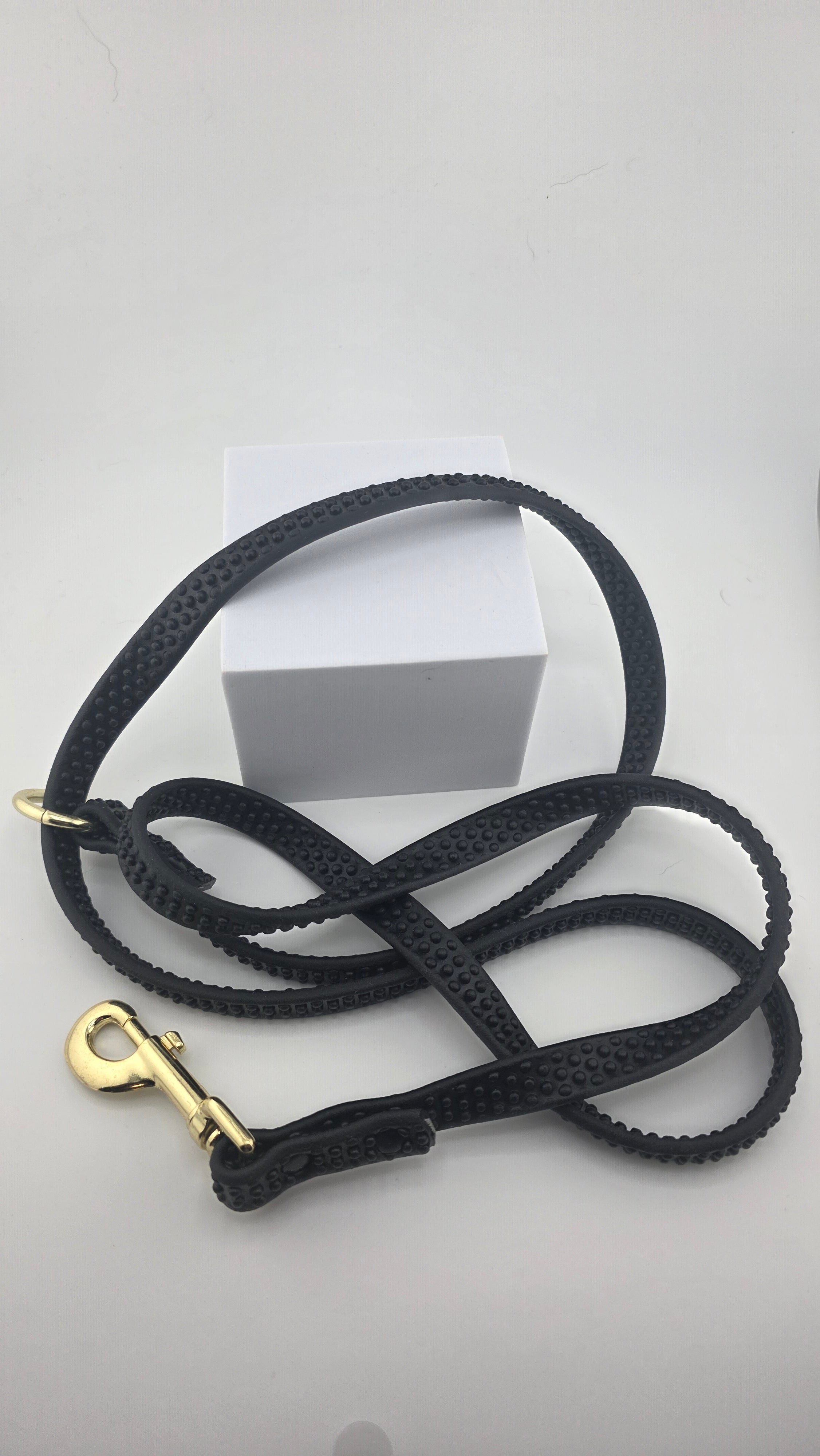 Grippy Biothane Convertible leash.